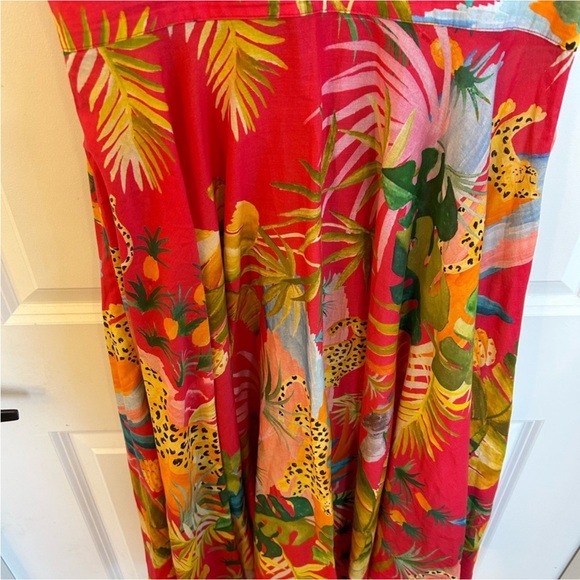 Farm Rio Midi Dress Hot Pink - Picture 4 of 4